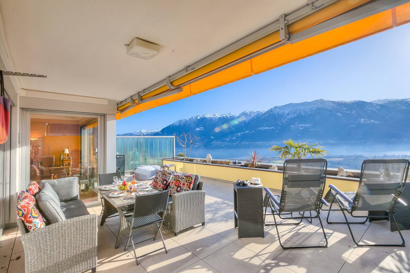Ganze Wohnung, Panorama maggiore apartment in Locarno, Tessiner Alpen