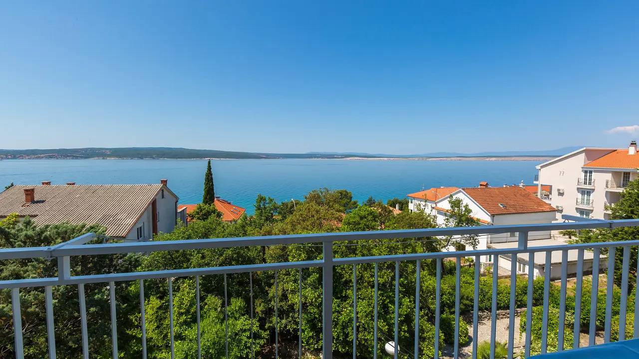 Kamer voor 2 personen met terras in Crikvenica, Primorje-Gorski Kotar