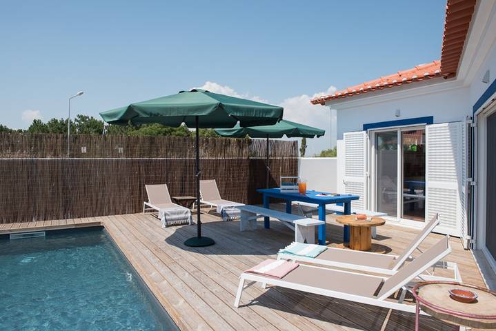 Location de vacances pour 8 personnes, avec jardin et terrasse à Comporta - 2