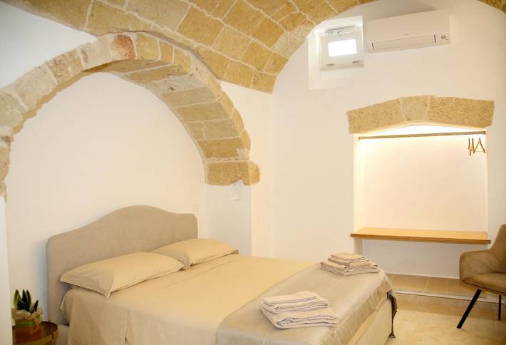 Hel lejlighed, Apartment 'Grotta Stellata' with Shared Terrace, Wi-Fi and Air Conditioning in Specchia, Taranto-bugten