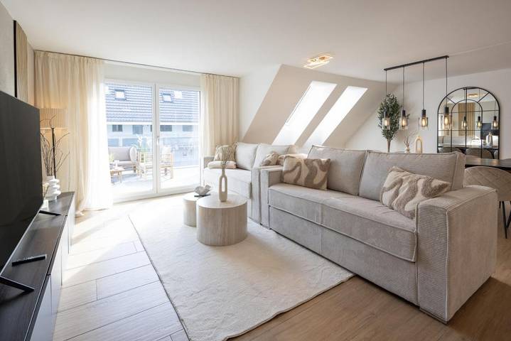 Appartement de vacances pour 12 personnes, avec Balcon ainsi que Terrasse et Vue à Kloten