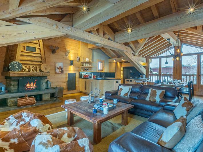 Chalet für 9 Personen, mit Sauna und Balkon in Val-d'Isère