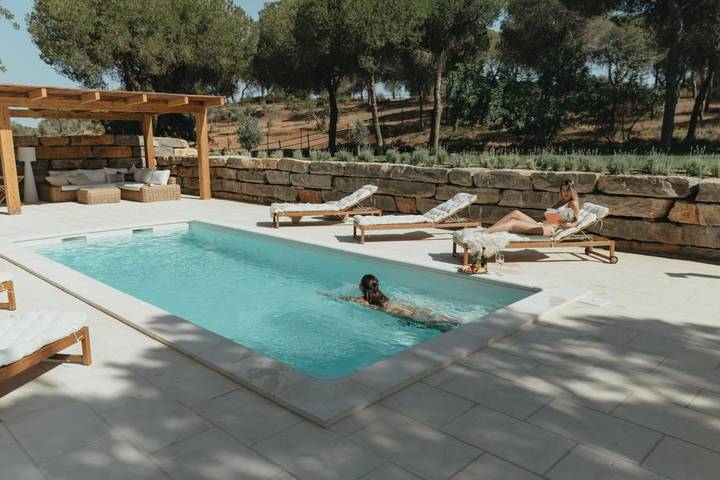 Villa pour 6 personnes, avec jardin ainsi que vue et piscine à Faro - 4