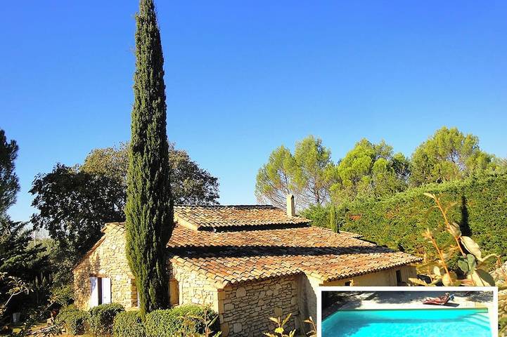 Appartement de vacances pour 5 personnes, avec Terrasse ainsi que Jardin et Piscine