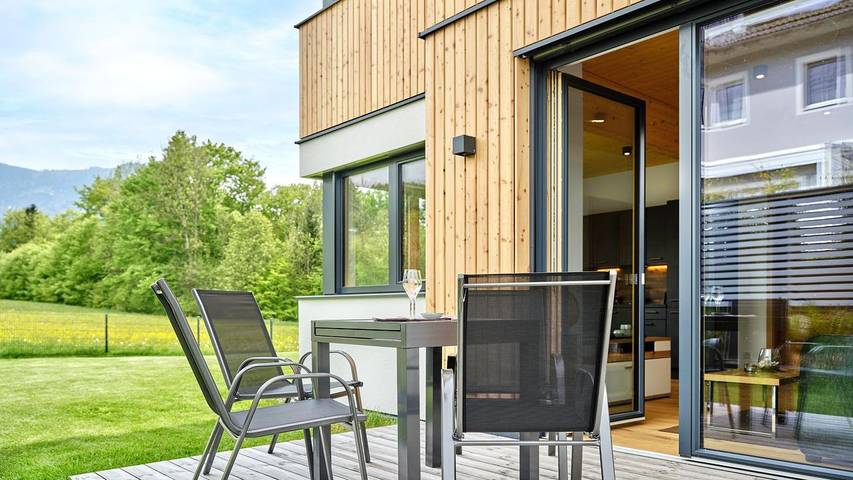 Ferienwohnung für 4 Personen, mit Garten in Faistenau