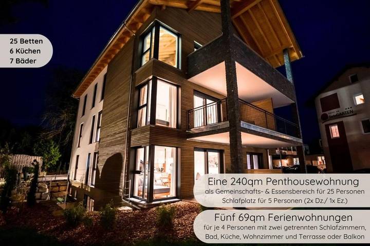 Ferienhaus für 25 Personen, mit Ausblick und Balkon in Bad Dürrheim - 2