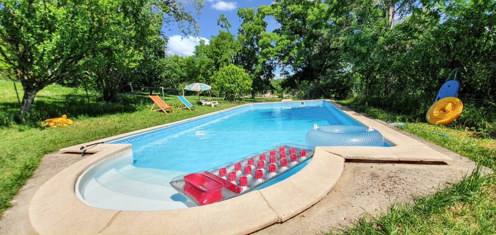 Location de vacances pour 14 personnes, avec jardin ainsi que piscine et vue sur le lac à Montricoux - 2