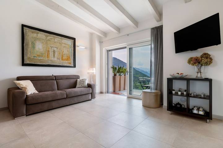 Ferienwohnung für 4 Personen, mit Seeblick und Garten in Tenno - 2