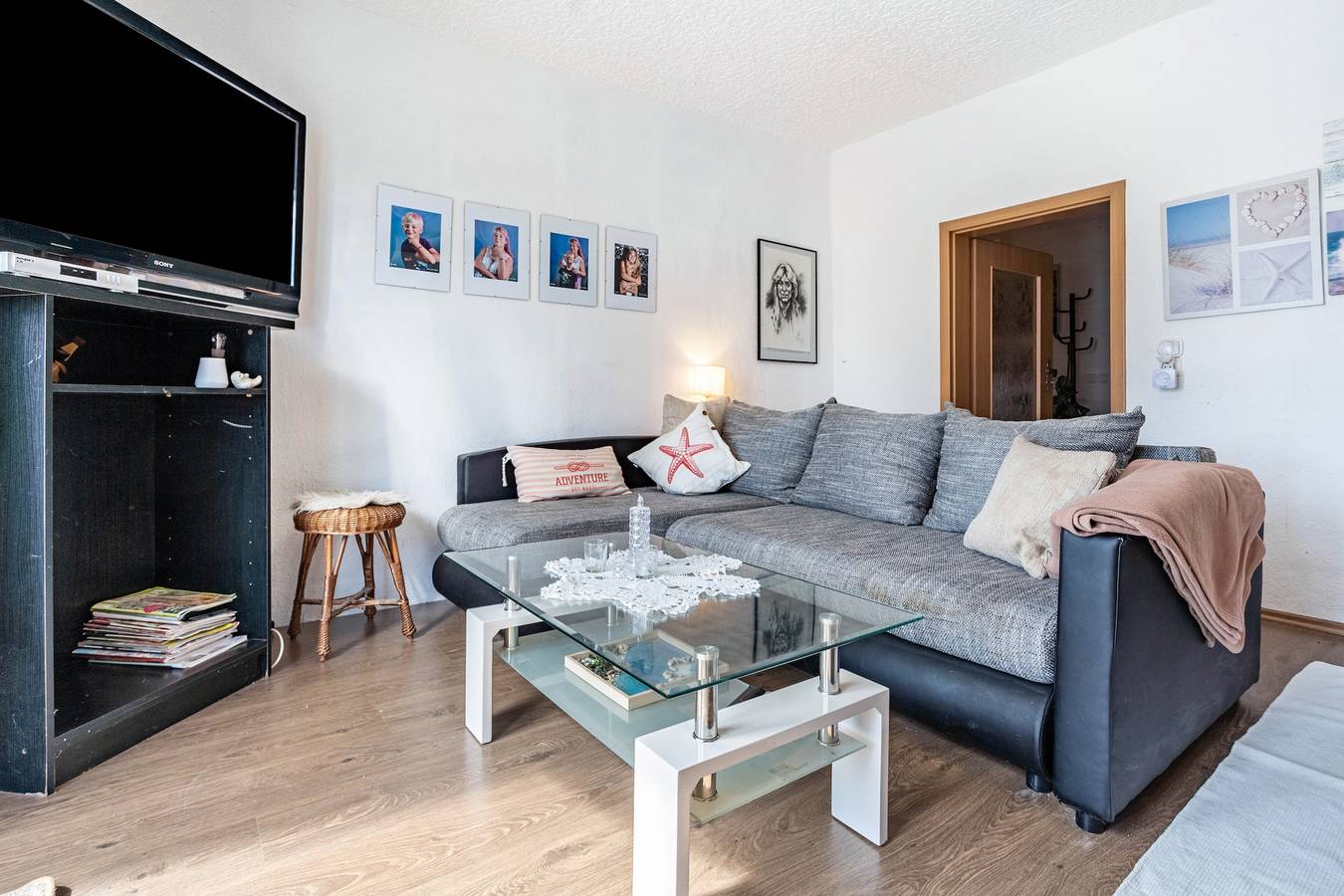 Ganze Wohnung, Ferienwohnung 'Ostseeblick' mit Meerblick, Terrasse und Wi-Fi in Freest, Vorpommern Greifswald