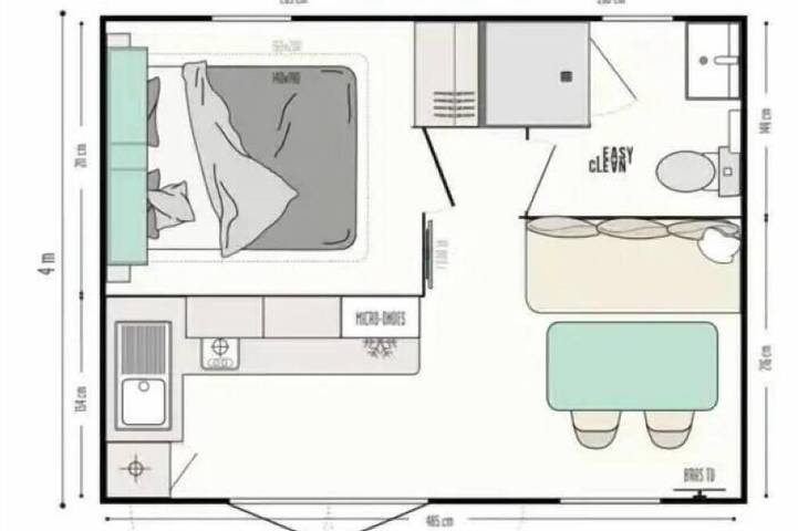 ZEcamping 3* animaux acceptés locatif TV clim 20m2 2 pers in Gex