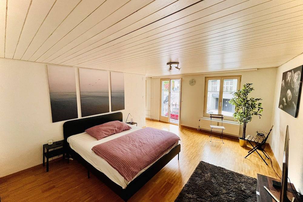 Entire apartment, Newly furnished beautiful old building apartment in the center with Apple Tv O1 in St. Gallen, Lake Constance (Switzerland)