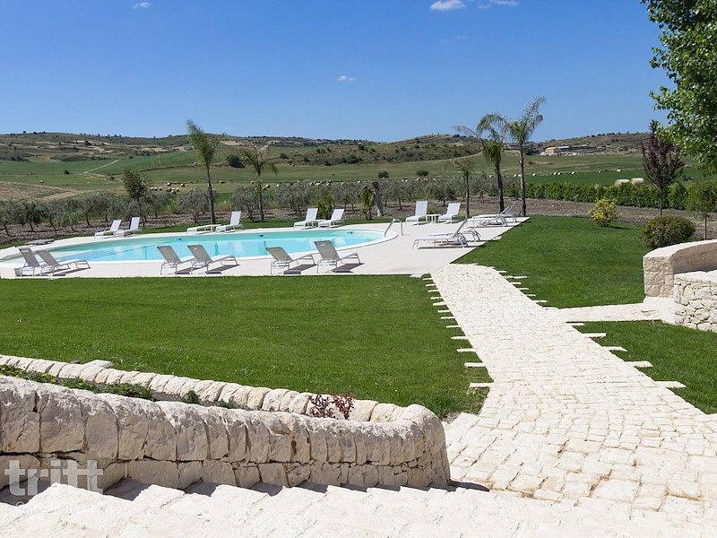 Tritt — Gemütliche Ferienwohnung für 6 Personen mit Pool in Giarratana in Giarratana, Ragusa Provinz