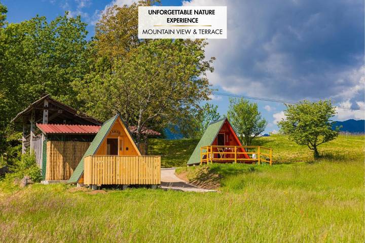 Glamping per 2 persone, con terrazza e panorama nonché giardino in Bled