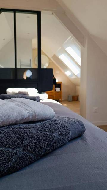 Gîte pour 4 personnes, avec jardin ainsi que jacuzzi et terrasse dans Le Grouin du sud