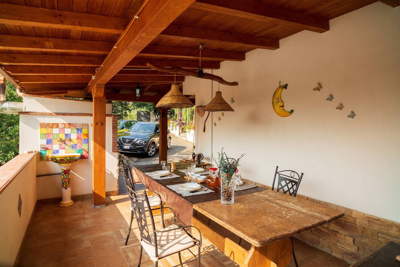 Ferienhaus 'Teleferica' mit Bergblick, Wlan und Klimaanlage in Randazzo, Ätna