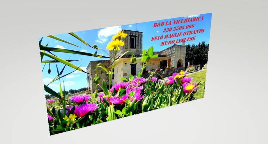 B&b per 2 persone, con Balcone e Terrazza nonché Giardino e Piscina a Muro Leccese