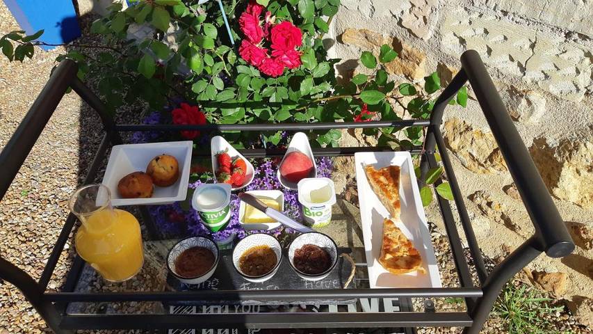 Location de vacances pour 3 personnes, avec jardin ainsi que vue et piscine dans Doué-en-Anjou - 4