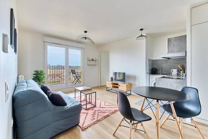 Maison de vacances pour 4 personnes, avec balcon