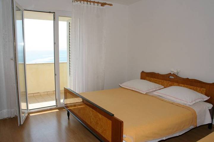 Appartement entier, Appartement de deux chambres avec la terrasse et la vue sur le mer Podgora, Makarska in Podgora (Split-Dalmatie), Makarska riviera