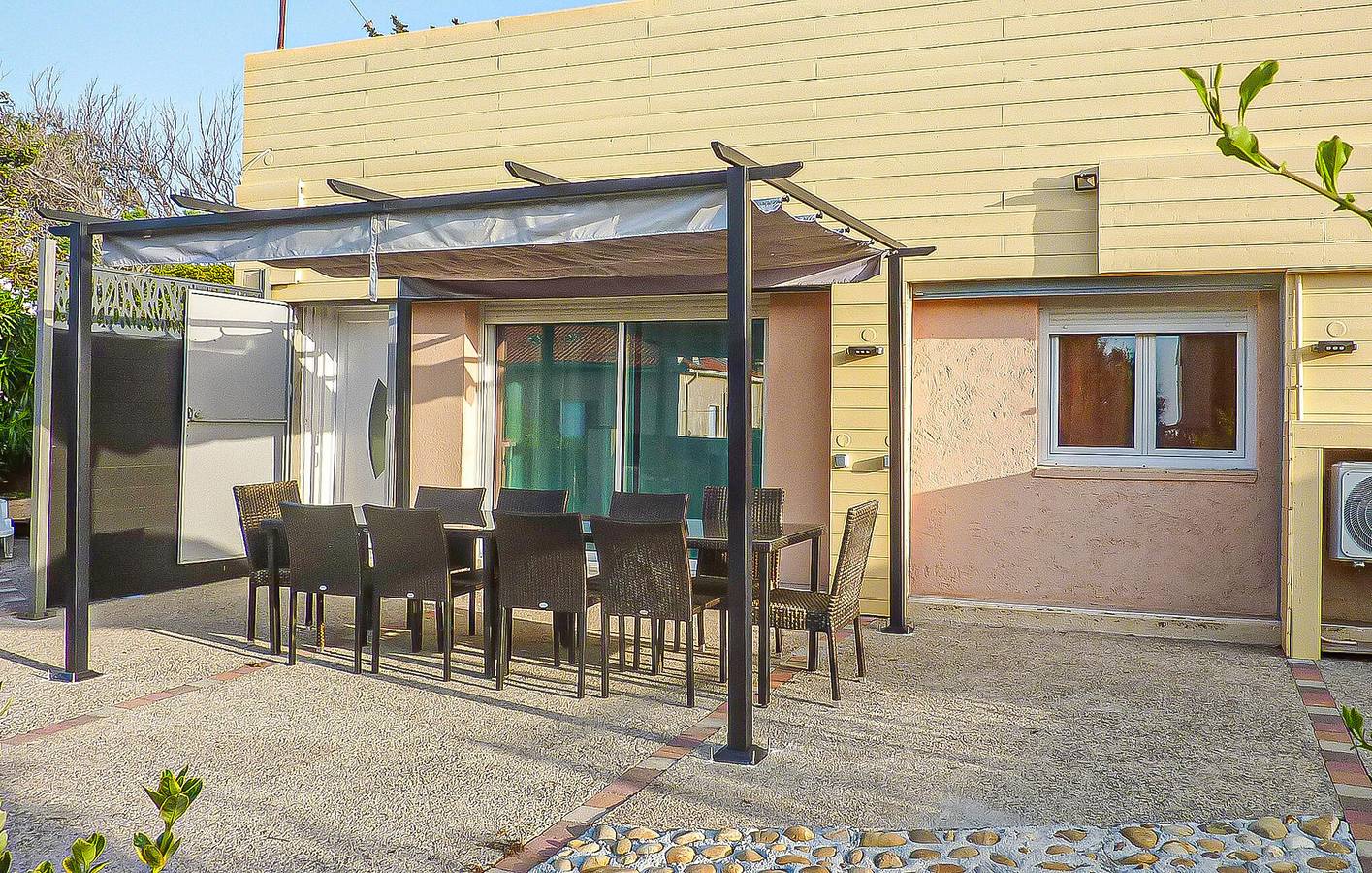 Ferienhaus am Meer mit WLAN, Waschmaschine, Klimaanlage und Parkplatz in Anthéor, Saint-Raphaël