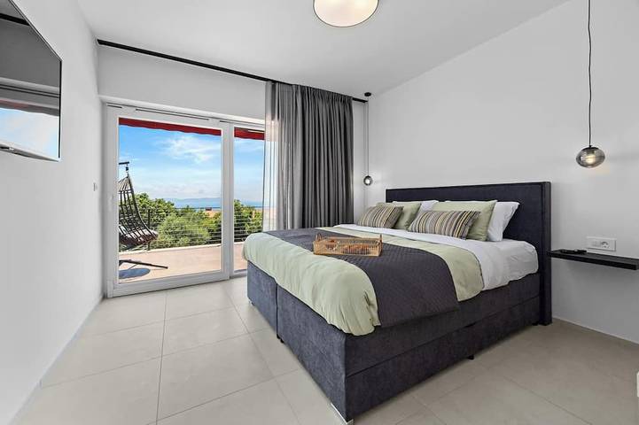 Ganze Wohnung, Apartment Klara - schönes Pool-Apartment für 7 Personen in Rabac, Labin-Rabac