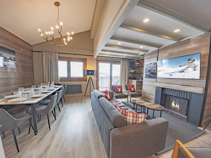 Chalet for 10 people, with balcony in Val Thorens