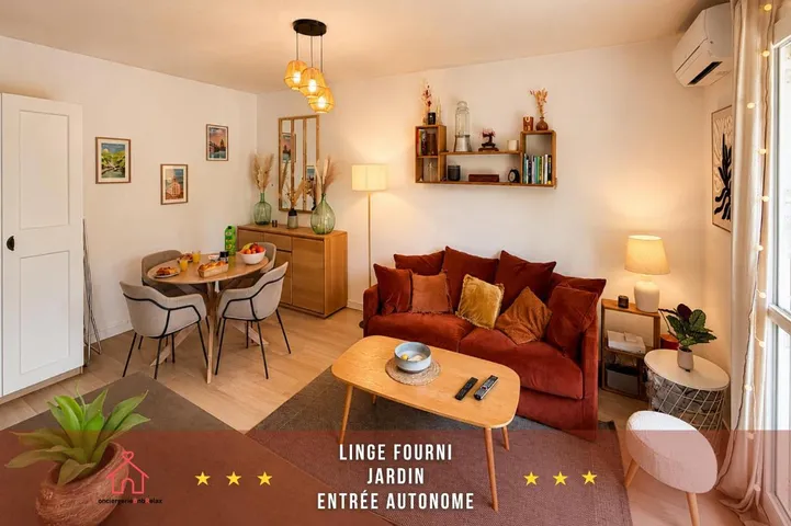 Apartamento de vacaciones para 4 personas, con jardín, Se admiten mascotas - 1
