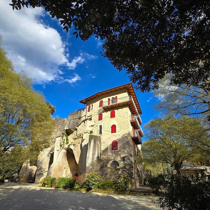 Bungalow per 3 persone, con Balcone e Terrazza nonché Giardino e Panorama a Riva del Garda