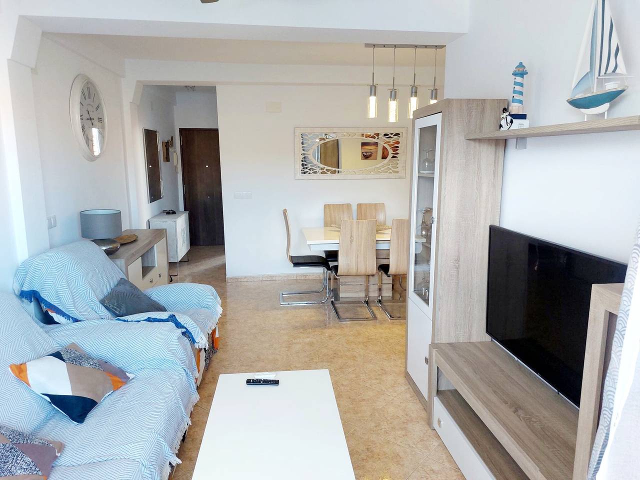 Ganze Wohnung, Apartment 'Cisne del Mar' mit privater Terrasse, Wlan und Klimaanlage in Punta Umbría, Costa de la Luz