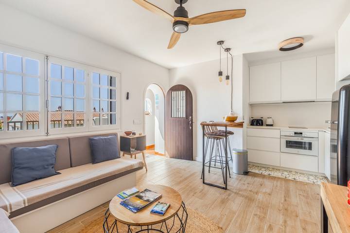 Ganze Wohnung, Apartment „Nathan“ mit Meerblick, Wlan und Klimaanlage in Sant Jaume, Alaior Gemeinde