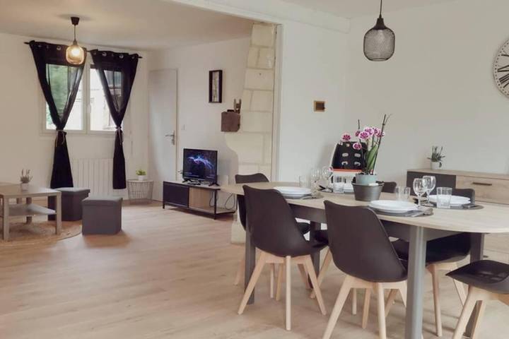 Maison de vacances pour 6 personnes, avec jardin et vue, animaux acceptés