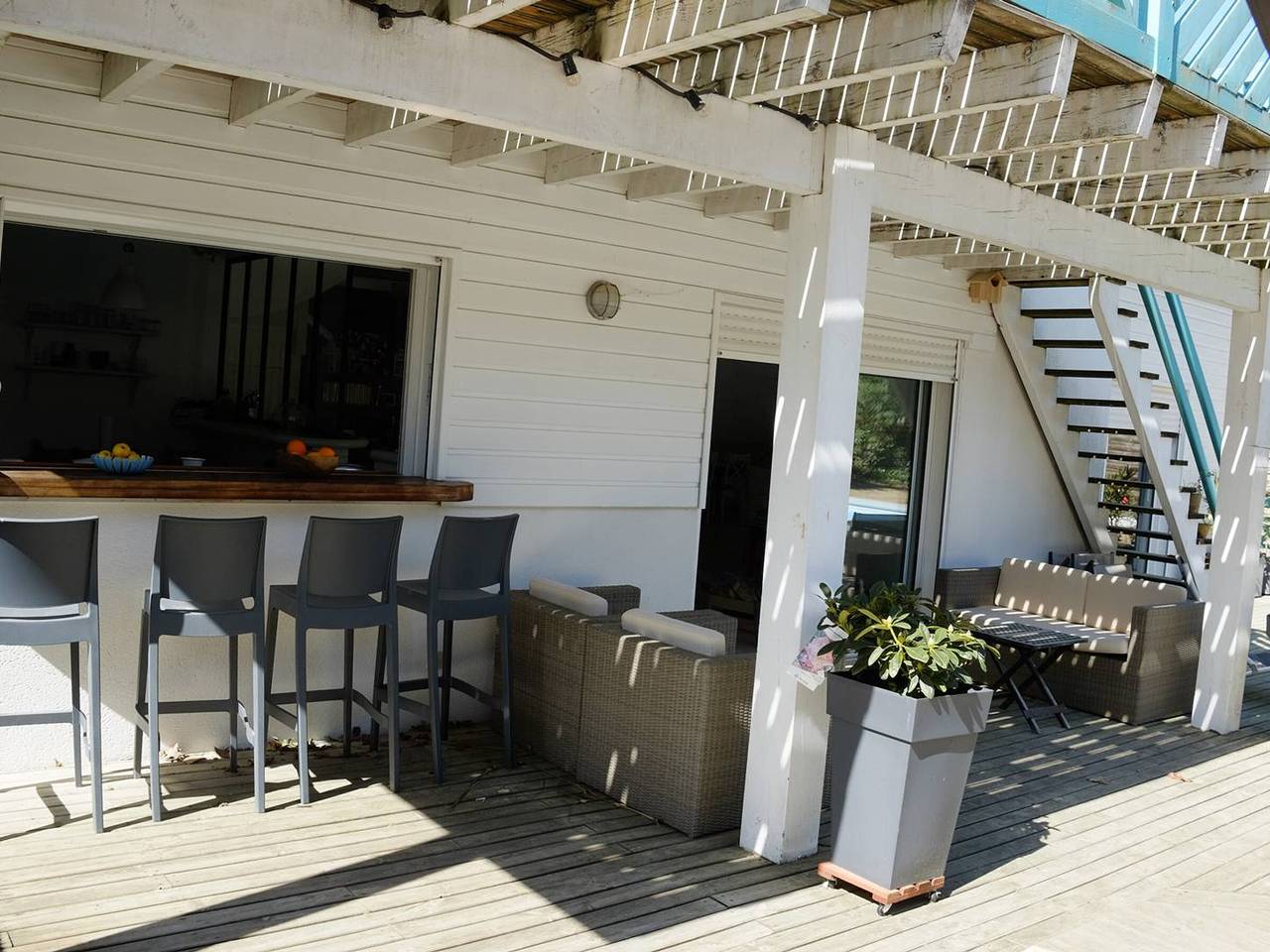Spacieuse villa au golf avec piscine privée, parking, et services de conciergerie in Seignosse Océan, Seignosse