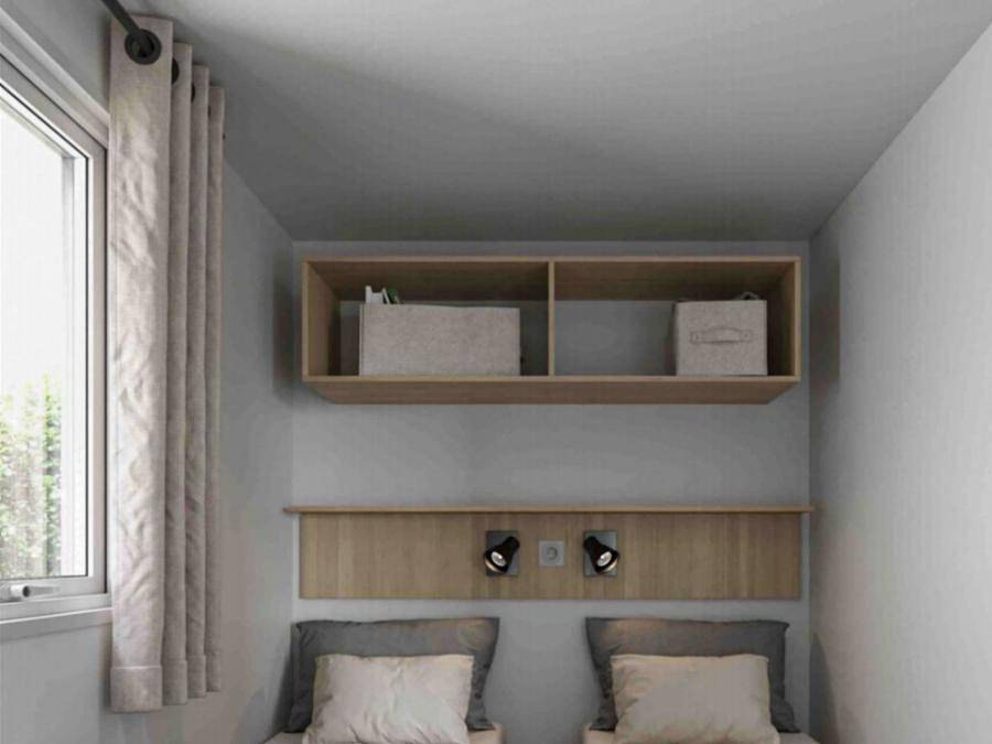 Camping Paradis du Viaduc - Mobilhome 4 personnes - Nest Evasion 38 Premium 2chambres 4pers in Millau, Parc naturel régional des Grands Causses