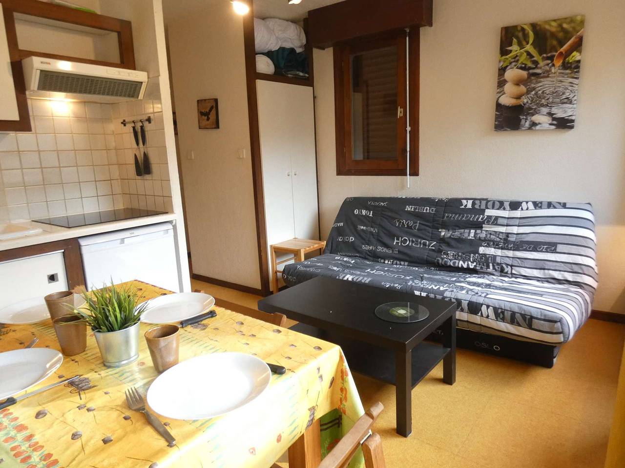 Ganze Wohnung, Gemütliche Ferienwohnung mit Balkon, Fitnessraum und Sauna, in Pistennähe für 4 Personen in Vignec, Nationalpark Pyrenäen