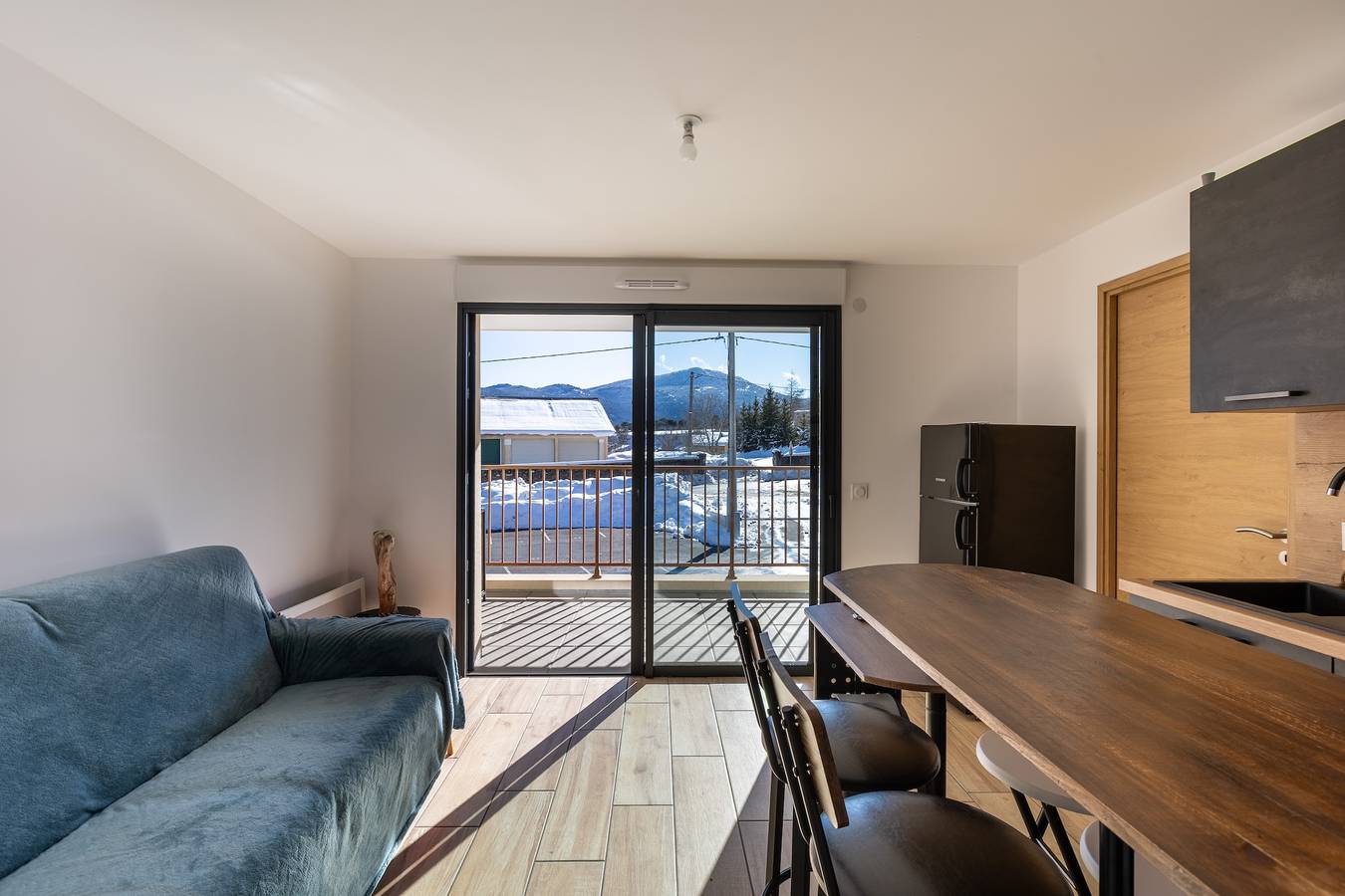 Apartamento entero, Apartamento de vacaciones para 6 personas con balcón in Formiguères, Parque Natural Regional de los Pirineos Catalanes