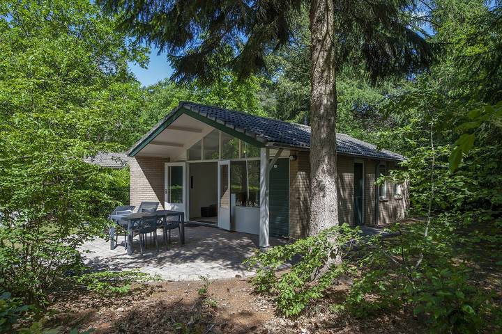 Bungalow voor 6 personen, met balkon/terras en terras op de Veluwe