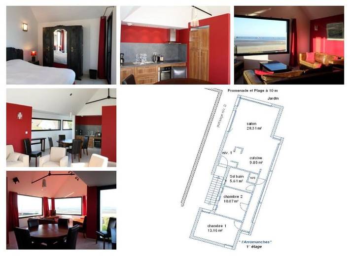 Gîte pour 6 personnes, avec jardin et vue, animaux acceptés à Saint-Côme-de-Fresné - 2