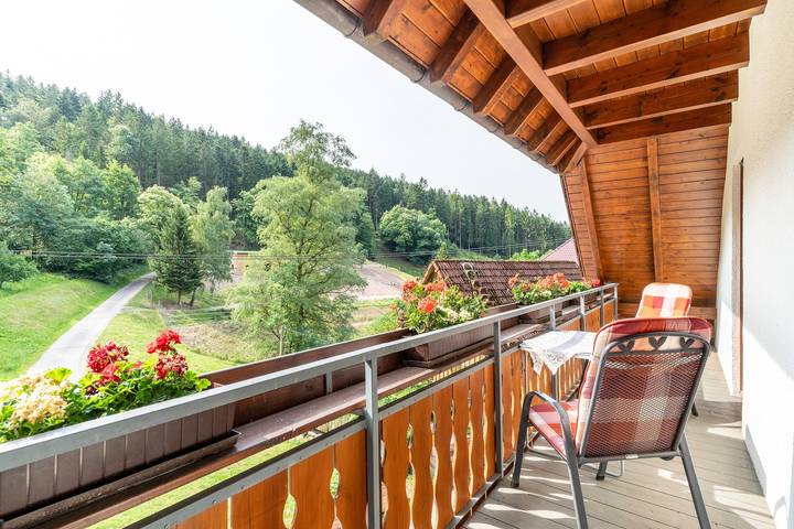 Ganze Wohnung, Ferienwohnung 'Gießler' mit Bergblick, Privatem Garten und Wlan in Nordrach, Mittlerer Schwarzwald