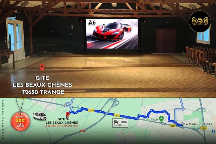 Location de vacances pour 2 personnes, avec jardin à Trangé - 2