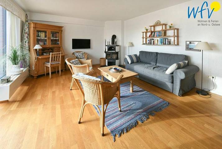 Ferienwohnung für 4 Personen, mit Balkon auf den Ostfriesische Inseln