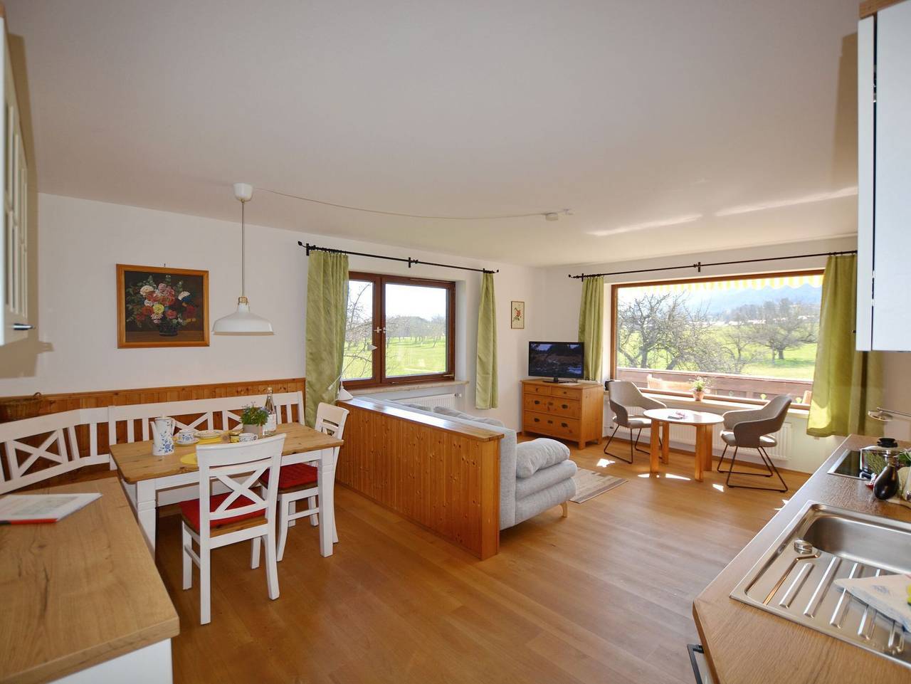 Ganze Ferienwohnung, Bergblick in Bernau am Chiemsee, Chiemsee