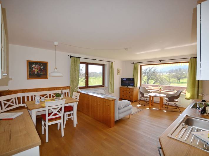 Ganze Ferienwohnung, Bergblick in Bernau am Chiemsee, Chiemsee