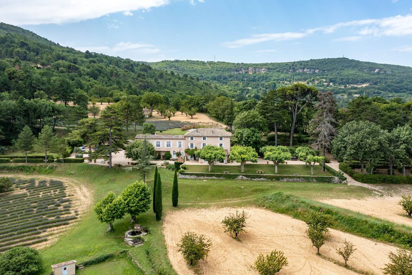 Bastide de l'Esclat - Pool - lavender fields in APT, Parque natural regional del Luberon