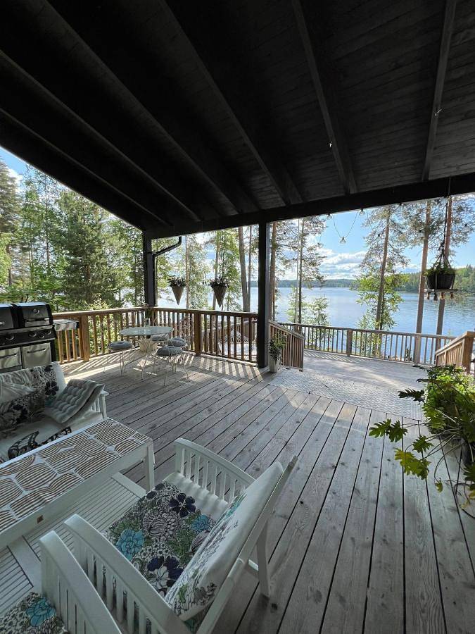 Ferienhaus für 5 Personen, mit Balkon und Terrasse sowie Garten und Pool