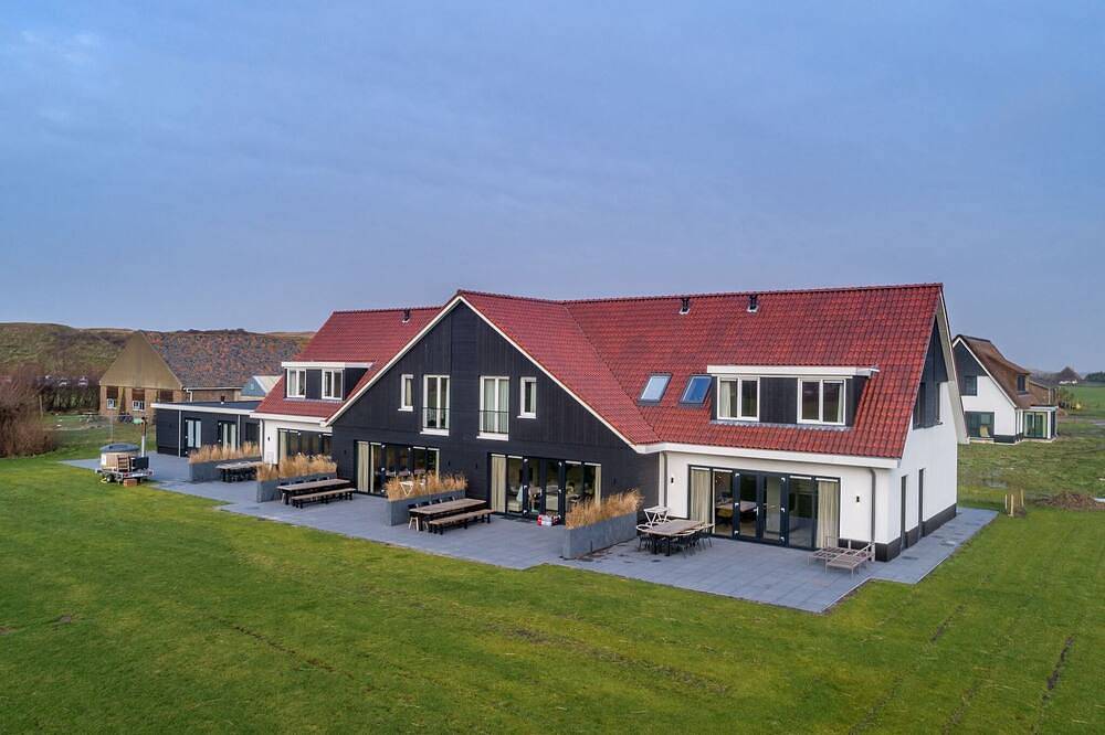Villa op Texel bij Krimbos natuurgebied in Eijerland, De Cocksdorp