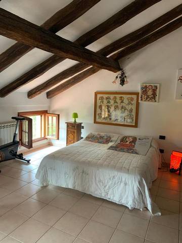 Cottage pour 2 personnes, avec vue ainsi que piscine et jardin, animaux acceptés à Ferrare