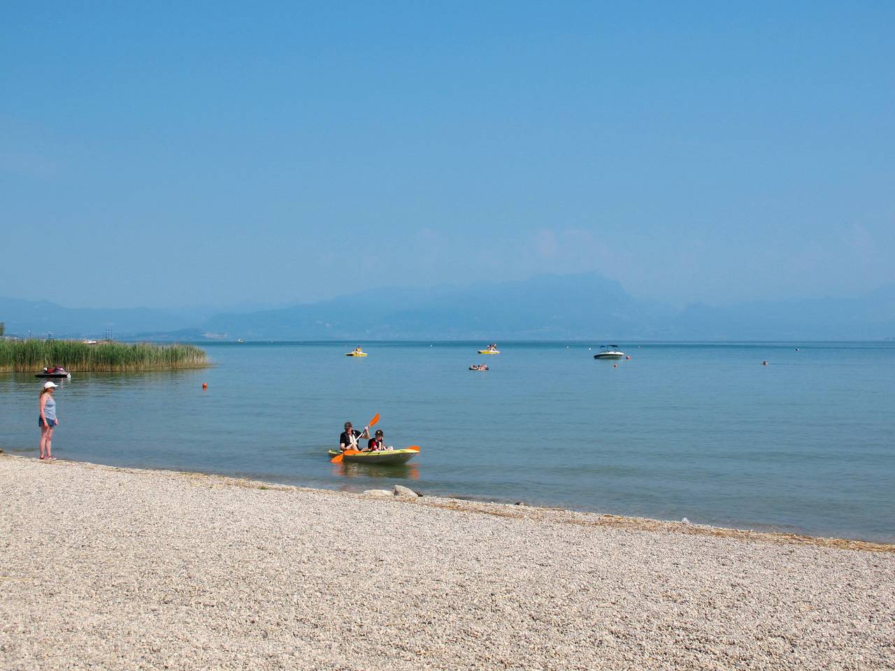 Bella Italia in Peschiera del Garda, Gardasee-Berge