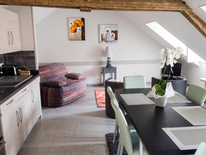 Gîte pour 4 personnes, avec jardin ainsi que sauna et terrasse, animaux acceptés à La Ferrière-aux-Étangs - 4