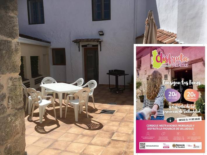 Casa de vacaciones para 8 personas, con jardín además de piscina y jacuzzi en Provincia de Valladolid
