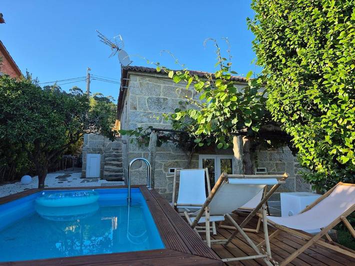 Casa de vacaciones para 7 personas, con piscina además de jardín y vistas, Se admiten mascotas - 1